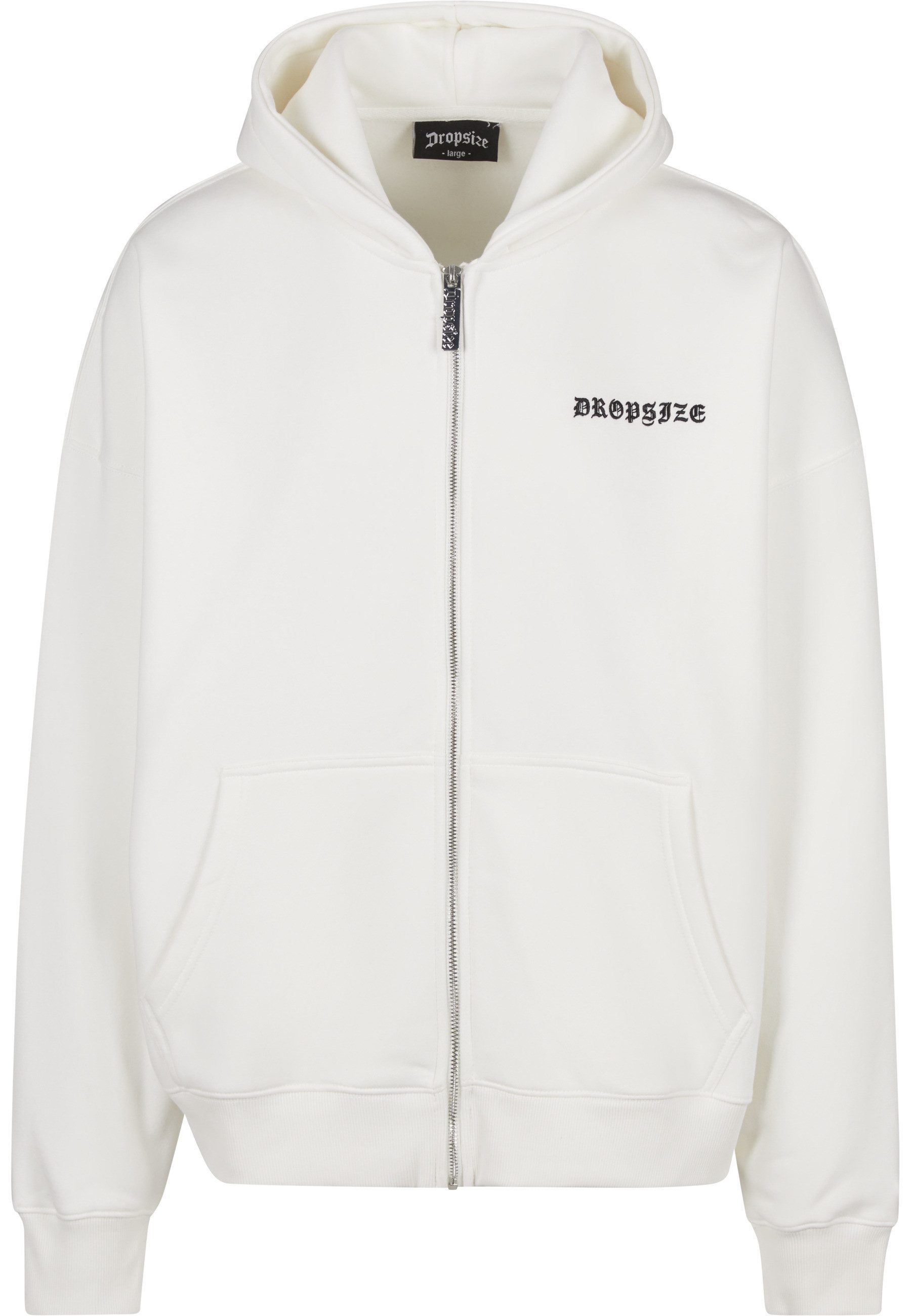 Dropsize Kapuzenpullover Dropsize SUPER HEAVY OVERSIZE LOGO ZIP HOODIE (1-t günstig online kaufen