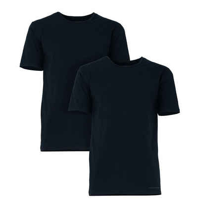 BALDESSARINI T-Shirt »Herren Unterhemd 2er Pack - Rundhals, Halbarm,«