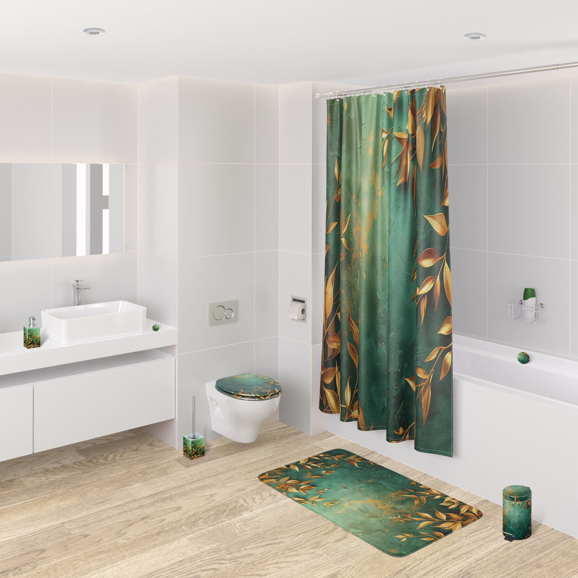 Sanilo Duschvorhang mit Motiv, viele schöne Duschvorhänge zur Auswahl, Breite 180 cm, 100% wasserdicht, Anti-Schimmel-Effekt, hochwertige Qualität