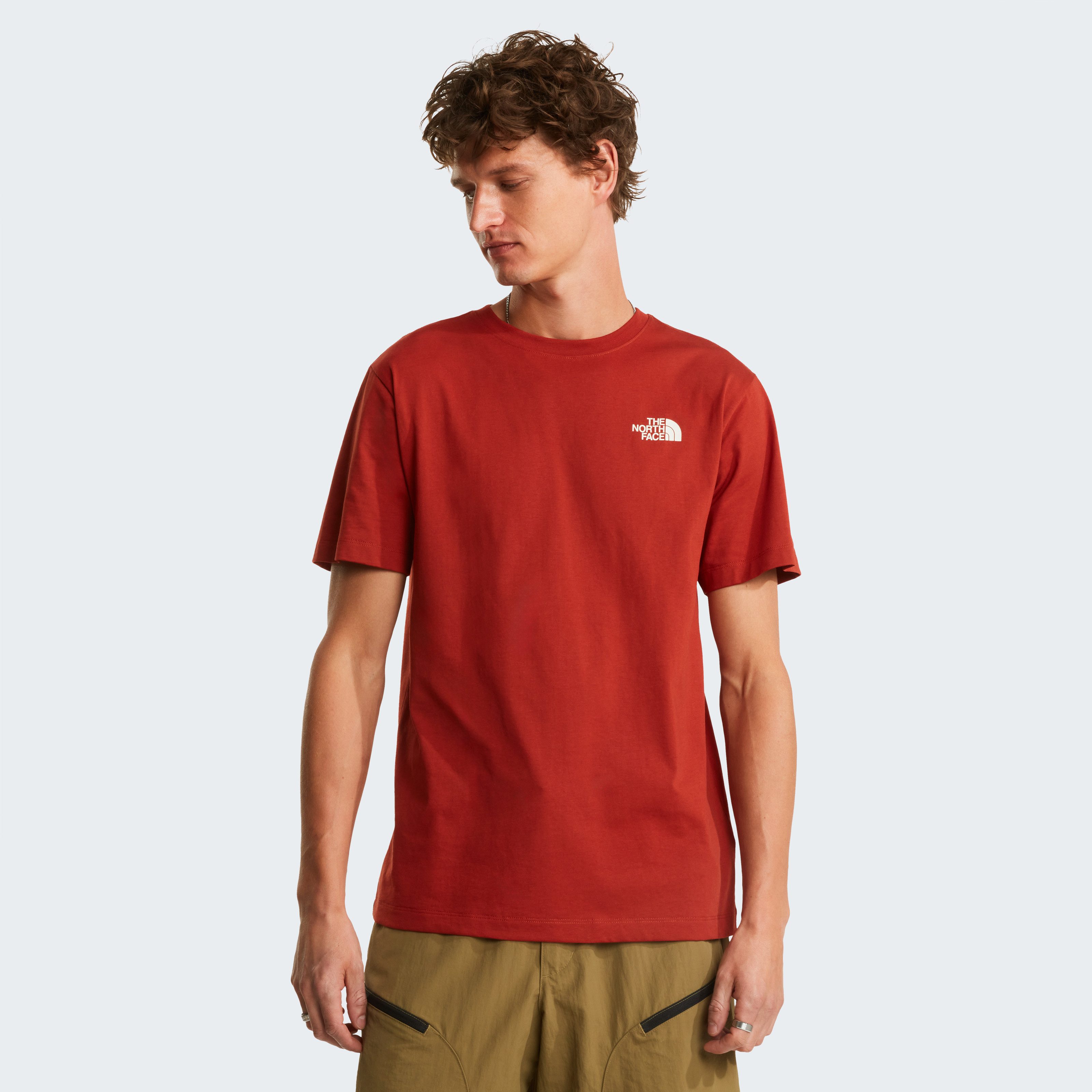 The North Face T-Shirt M VERTICAL REGULAR SHORT SLEEVE TEE-GRAPHIC normale Passform, kurze Ärmel, für Sportmode und Outdoormode