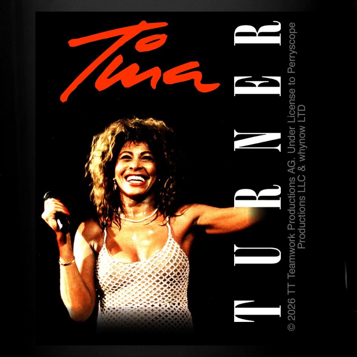 Spreadshirt Tasse Tina Turner Mit Mikro Und Signatur Tasse Einfarbig, Keramik