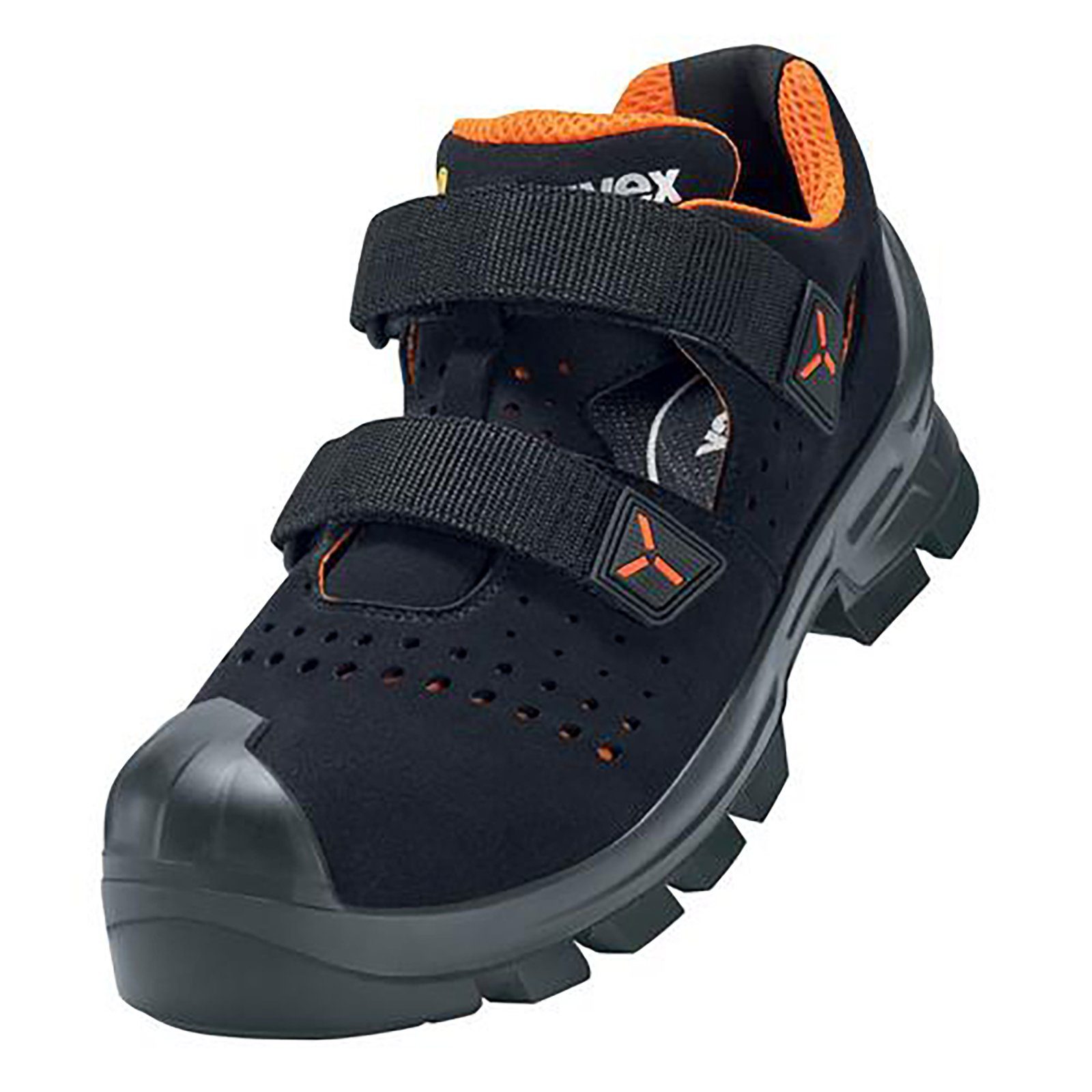 Uvex 2 10 Sandalen schwarz, Sicherheitsschuh MACSOLE® S1P orange Weite