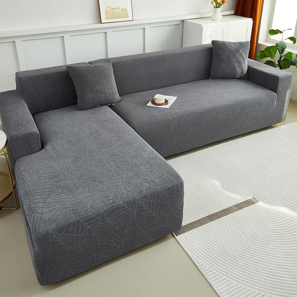 Dunkelgrau, Bezug CTGtree Sofahusse Wasserdicht Sofa 2SITZER