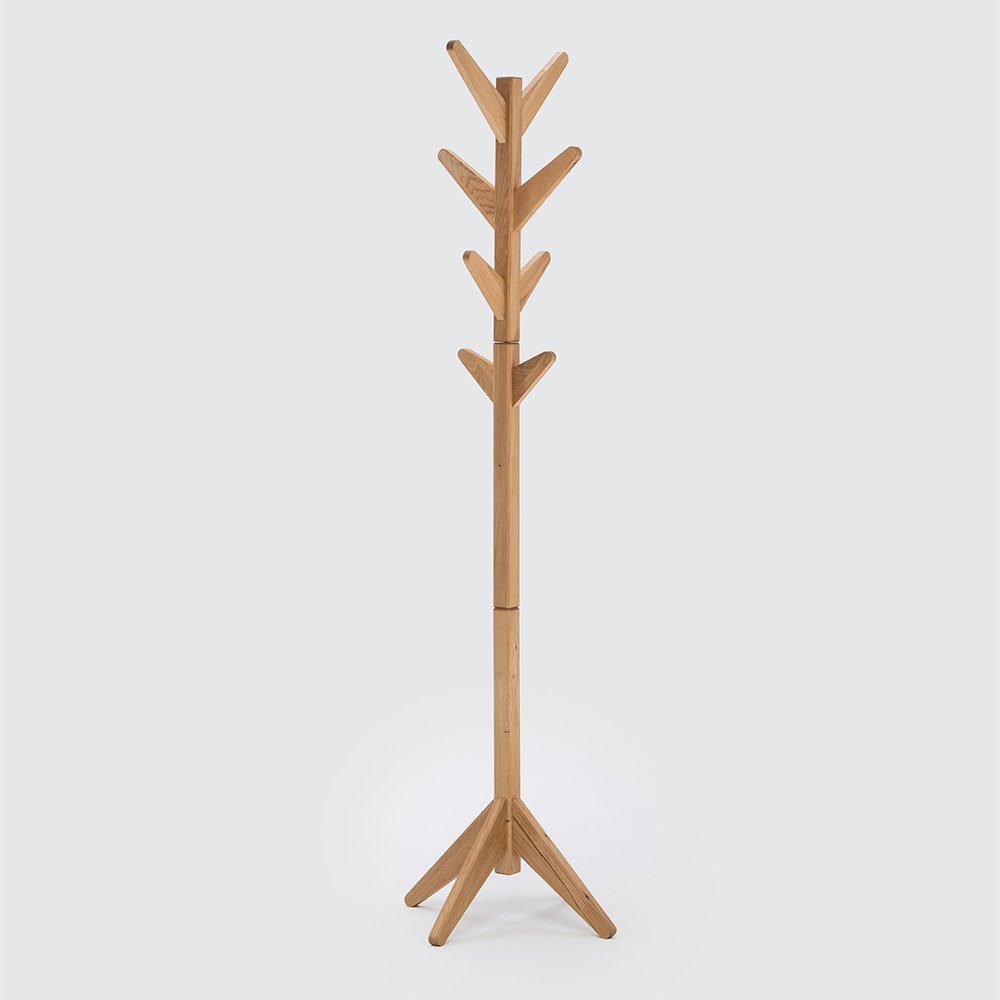 Mobello Kleiderständer Primera Stilvoller Kleiderständer, Moderner Garderobenständer in Handarbeit gefertigt, 65x40x175 cm