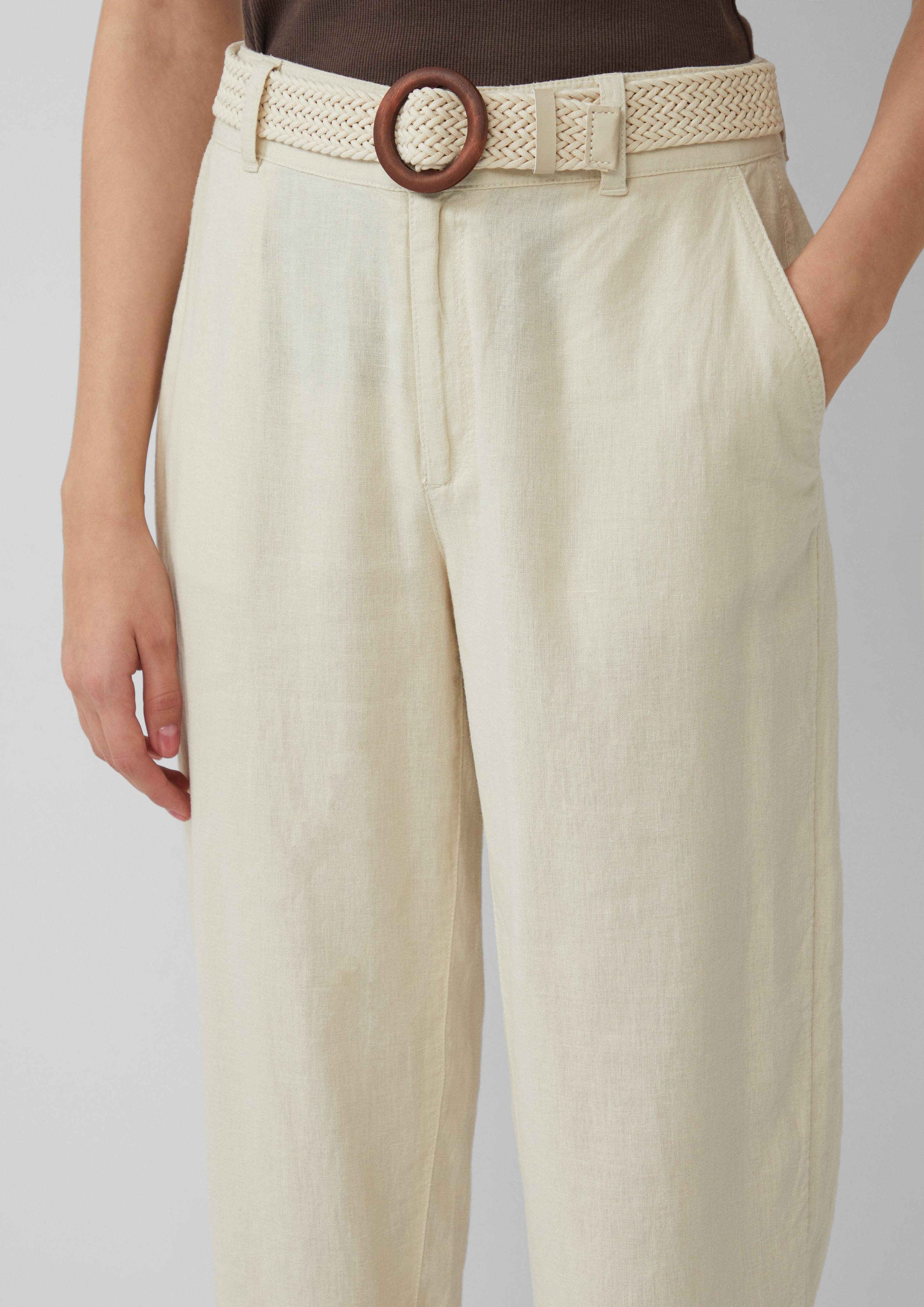 s.Oliver 7/8-Hose Cropped Chino aus Leinenmix günstig online kaufen