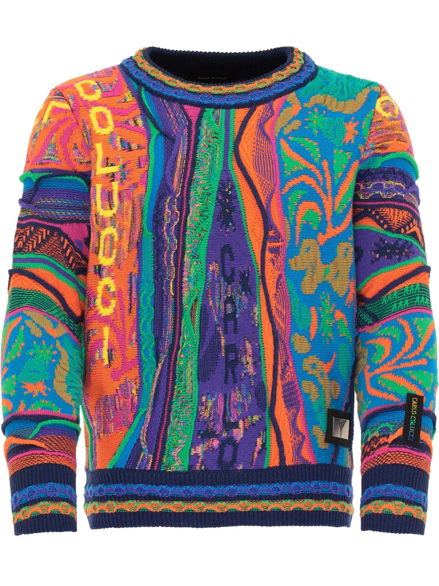 CARLO COLUCCI Rundhalspullover Cocis