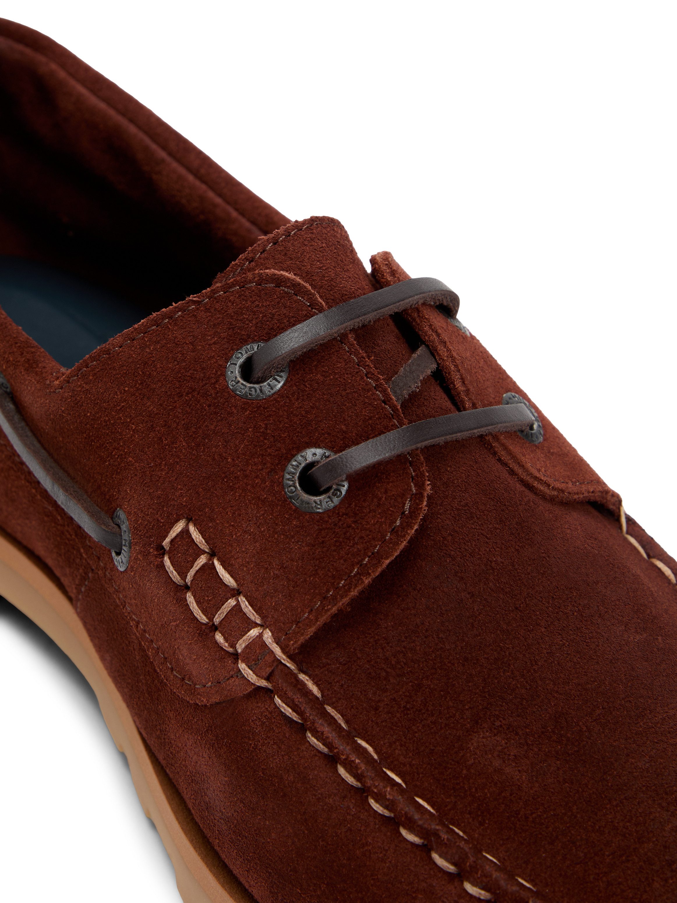 Tommy Hilfiger HILIFGER LIGHT SDE BOAT SHOE Bootsschuh Schnürschuh, Halbsch günstig online kaufen