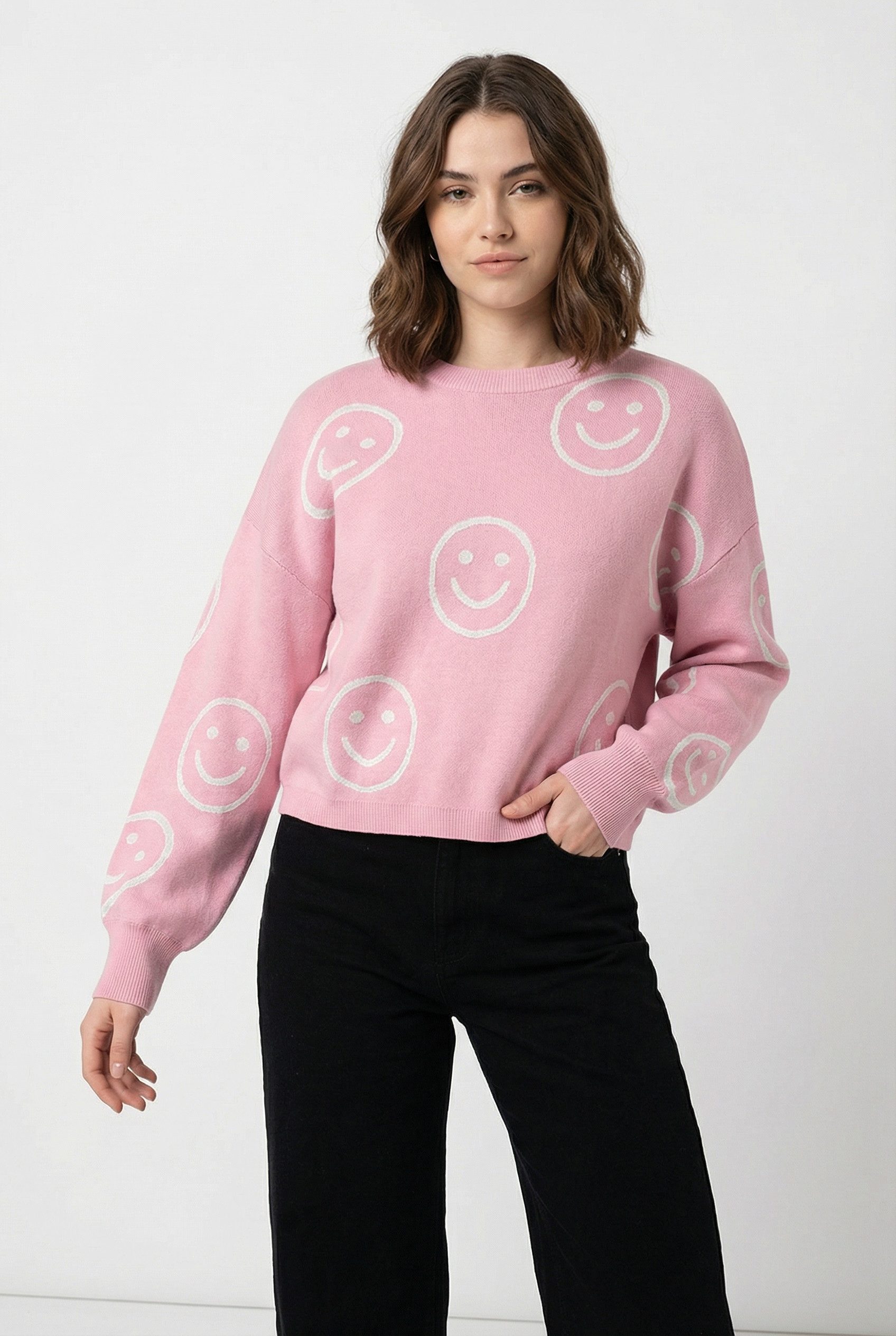 ONLY Strickpullover ONLMONTANA LS JQ O-NECK CC KNT mit Rippbündchen günstig online kaufen