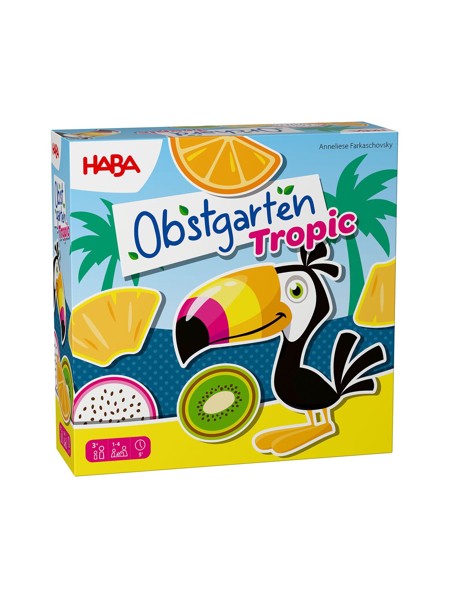 Haba Spiel Obstgarten Tropic, Gesellschaftsspiel, Brettspiel, Familienspiel