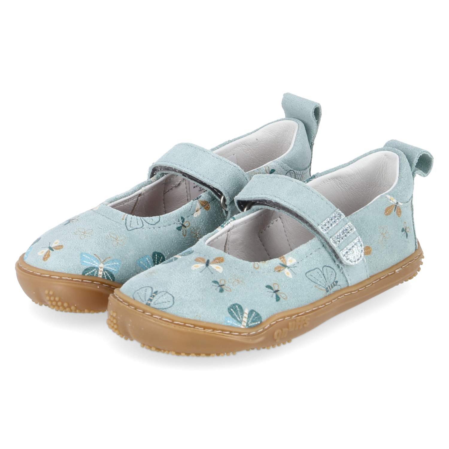 qnuffs Qnuffs QN 0010062/110 Mädchen Rauleder blue Ballerina
