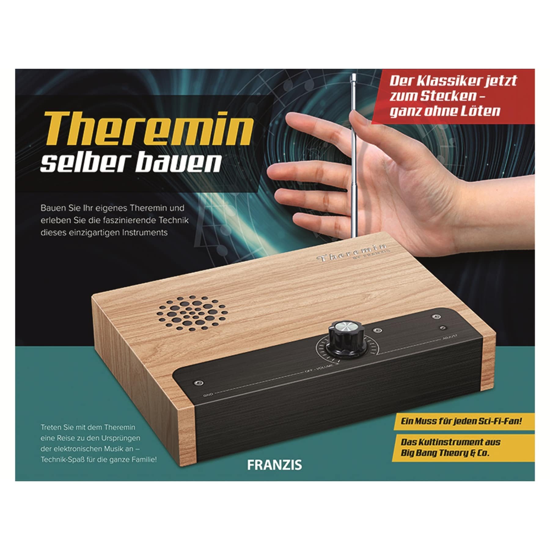 Franzis Synthesizer FRANZIS Bausatz, 67105, Theremin selber bauen