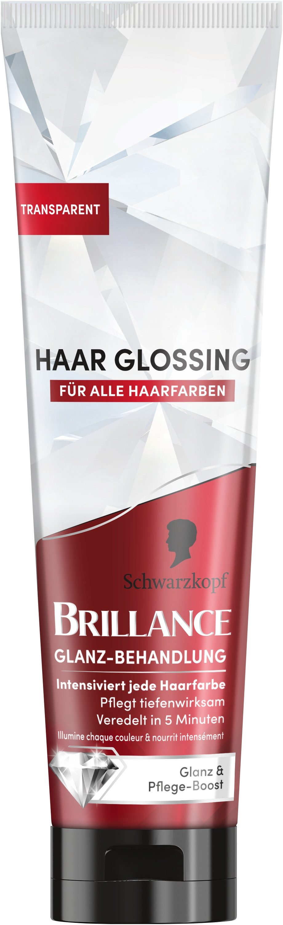Schwarzkopf Haarfarbe BRILLANCE Glanz-Behandlung Haar Glossing Neutral 150 ml, 1-tlg., pflegt und intensiviert alle Фарби для волосся, hält bis zu 6 Haarwäschen