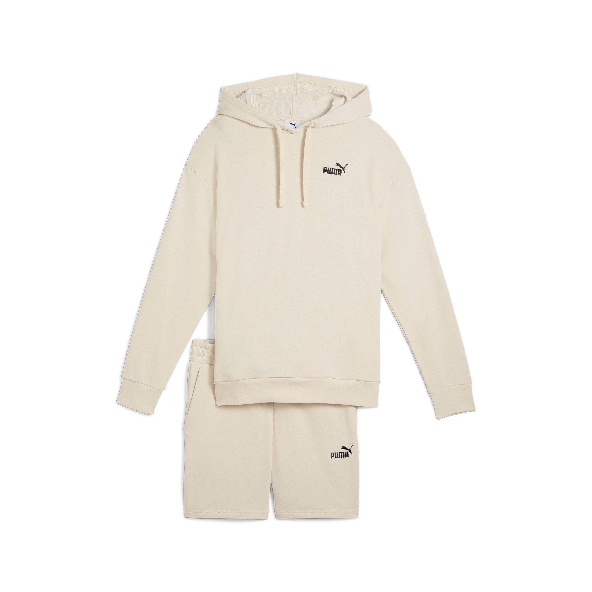 PUMA Trainingsanzug SHORT HOODED RELAXED SWEAT günstig online kaufen
