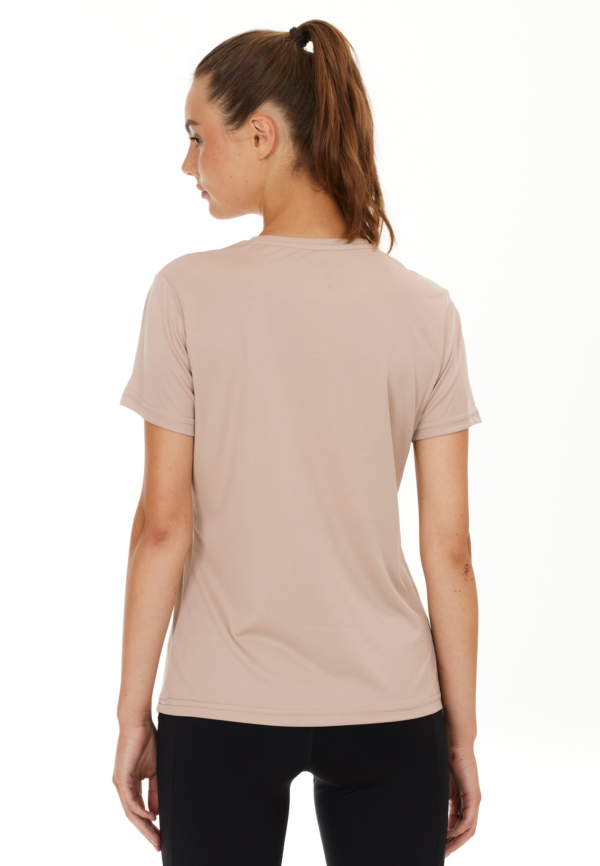 schnelltrocknendem Funktionsstretch ENDURANCE beige (1-tlg) aus Funktionsshirt Keily