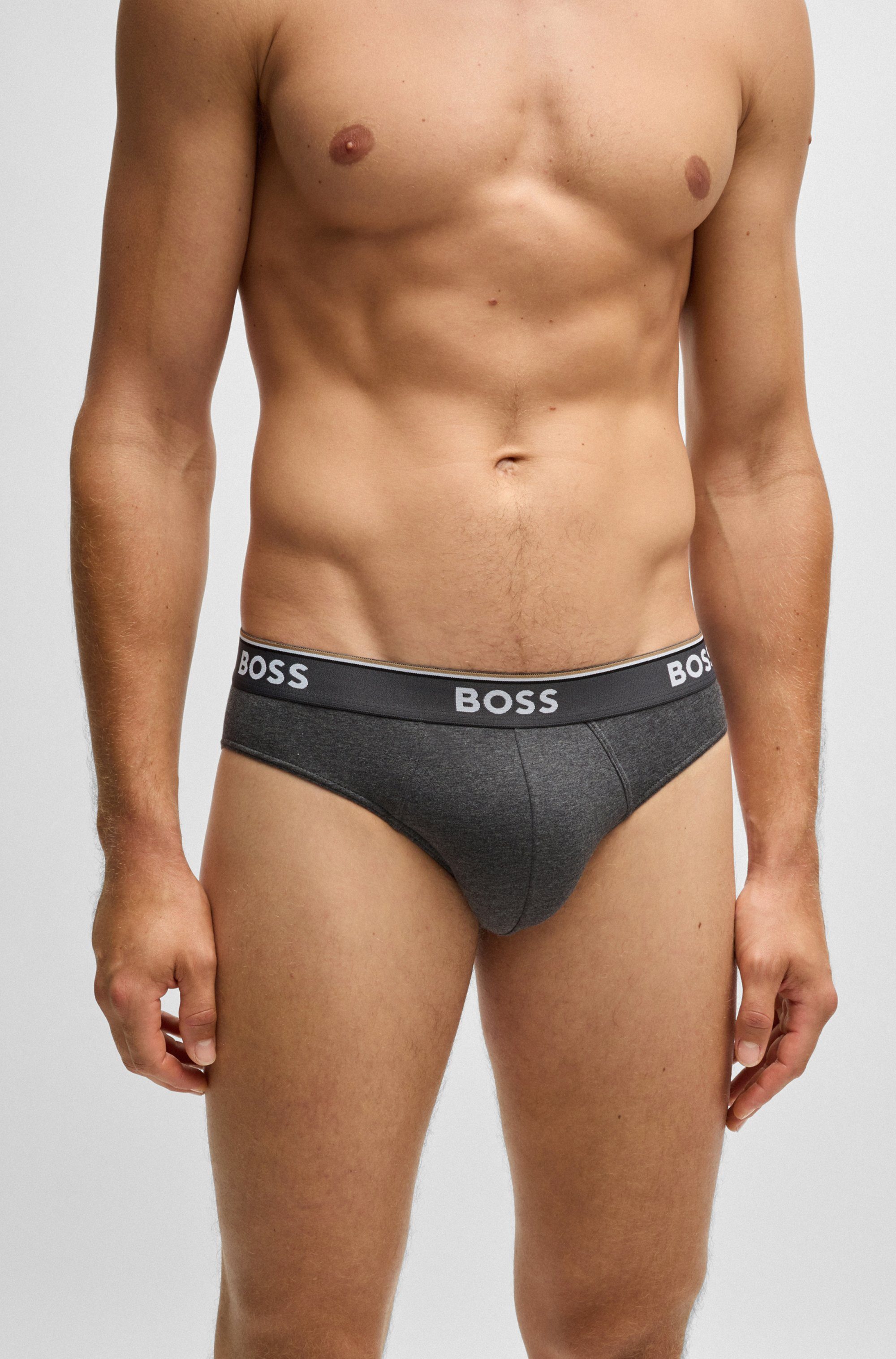 BOSS Slip (Packung, 3er-Pack) mit Logo Webbund