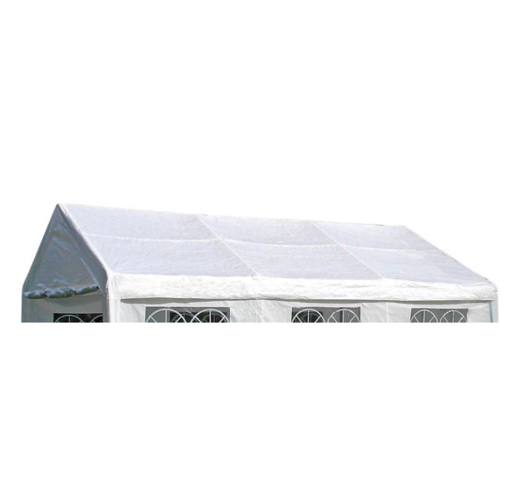 DEGAMO Pavillon-Ersatzdach PALMA, für Zelt 4x6 Meter, PVC weiss 480g/m², mit Spanngummis