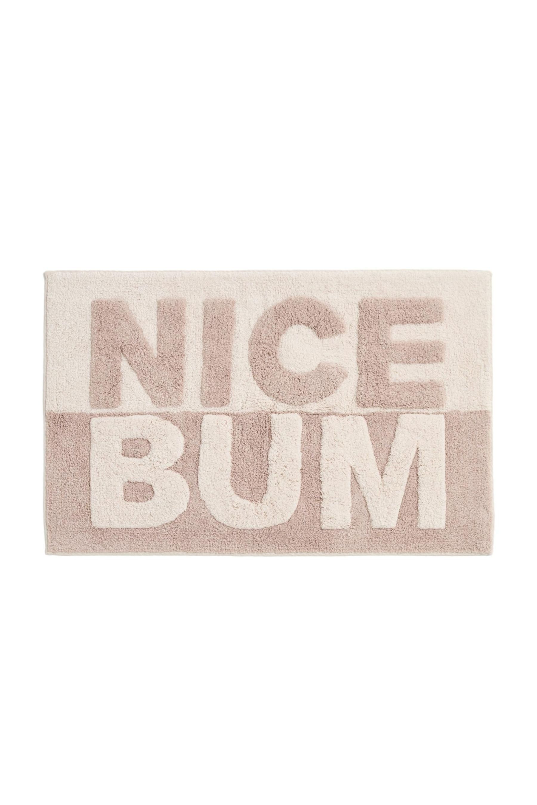 Next Badematte Badematte mit Slogan aus 100 % Baumwolle, Nice Bum, Höhe 80 günstig online kaufen