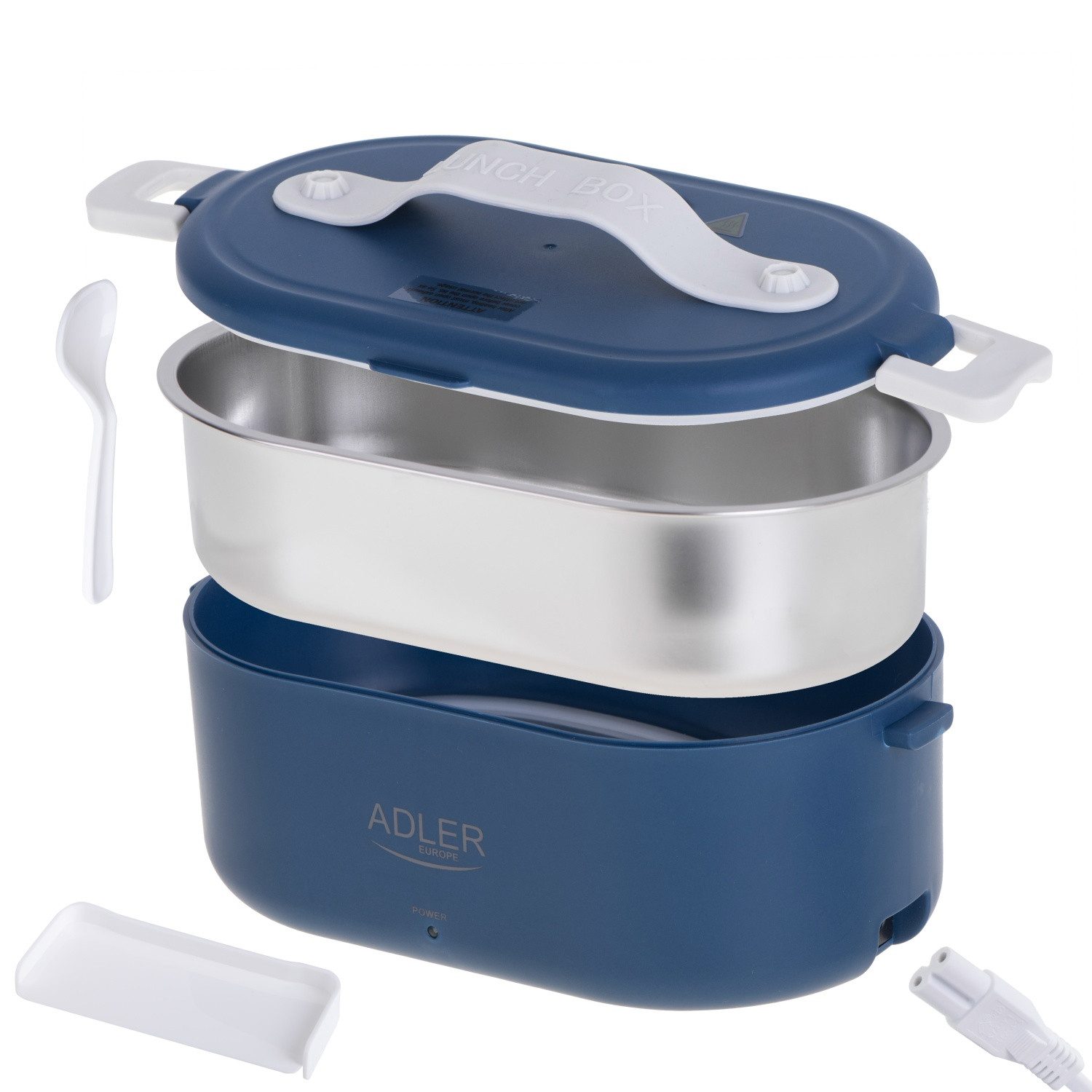 Adler Elektrische Lunchbox AD 4505, (1-tlg), mit Warmhaltefunktion & Edelstahlbehälter, 0,8 L