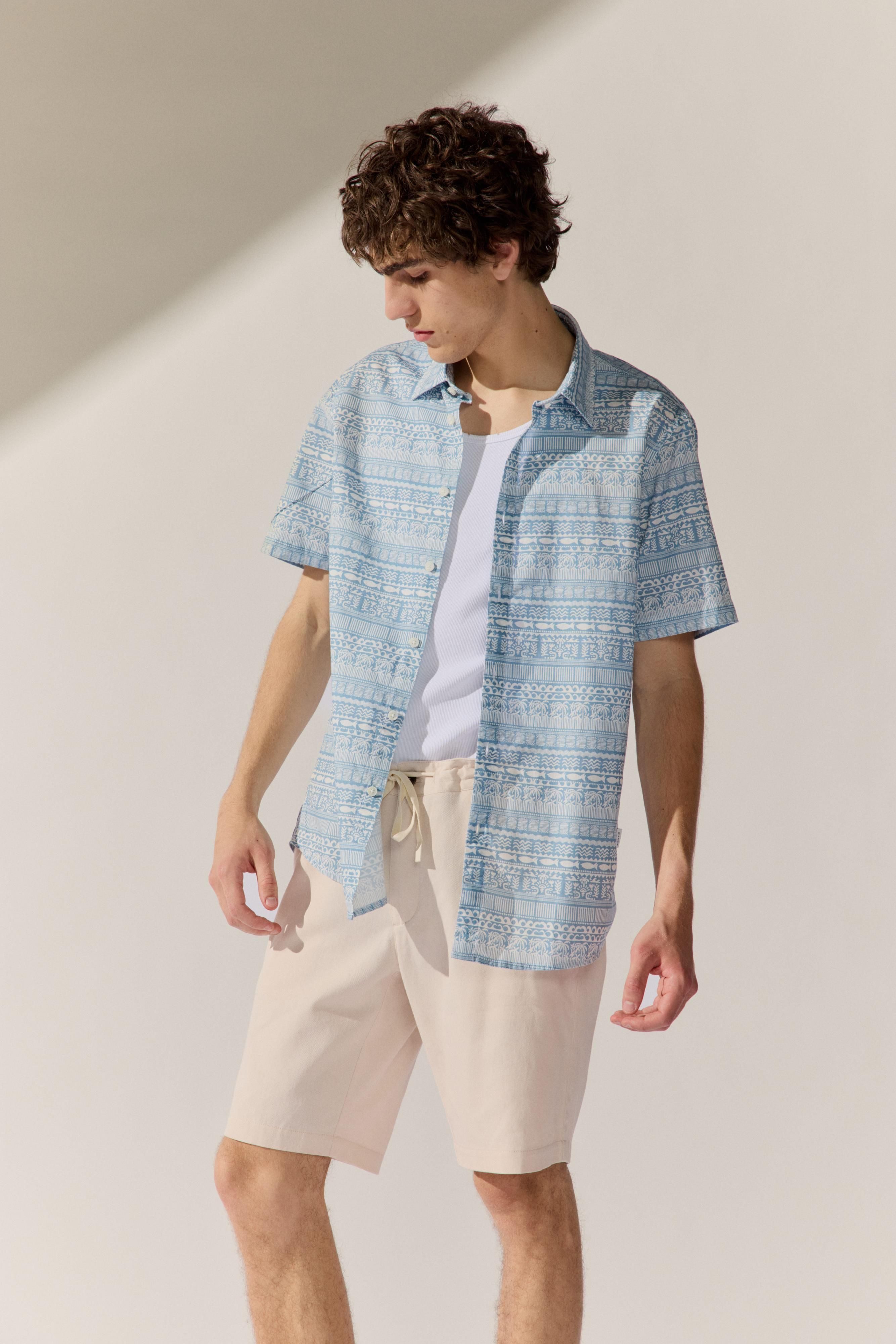 BASEFIELD Kurzarmhemd