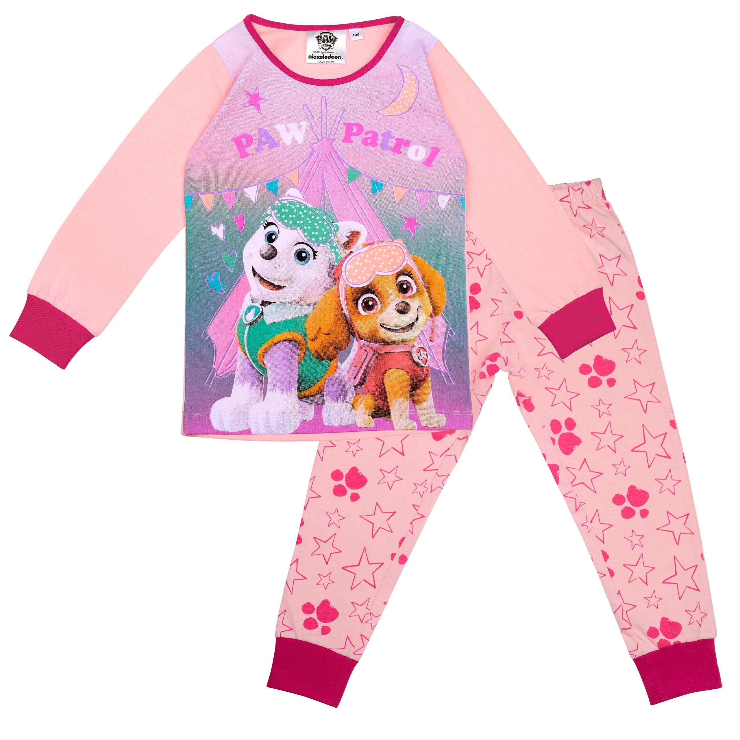 Schlafanzug PAW Skye Schlafanzug PAW PATROL Langarm Pyjama Mädchen PATROL