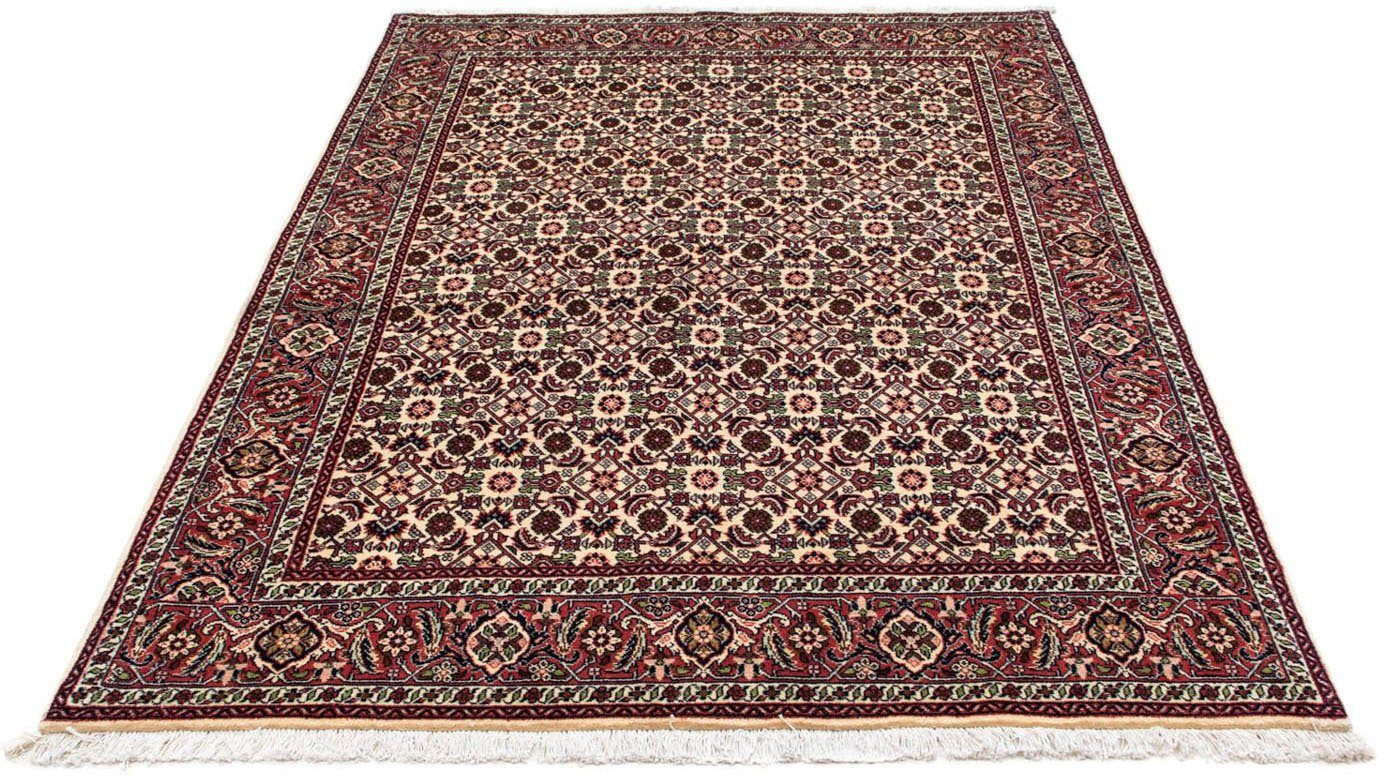 Wollteppich Bidjar - Zanjan Stark Gemustert Blu scuro 207 x 128 cm, morgenland, rechteckig, Höhe: 15 mm, Unikat mit Zertifikat