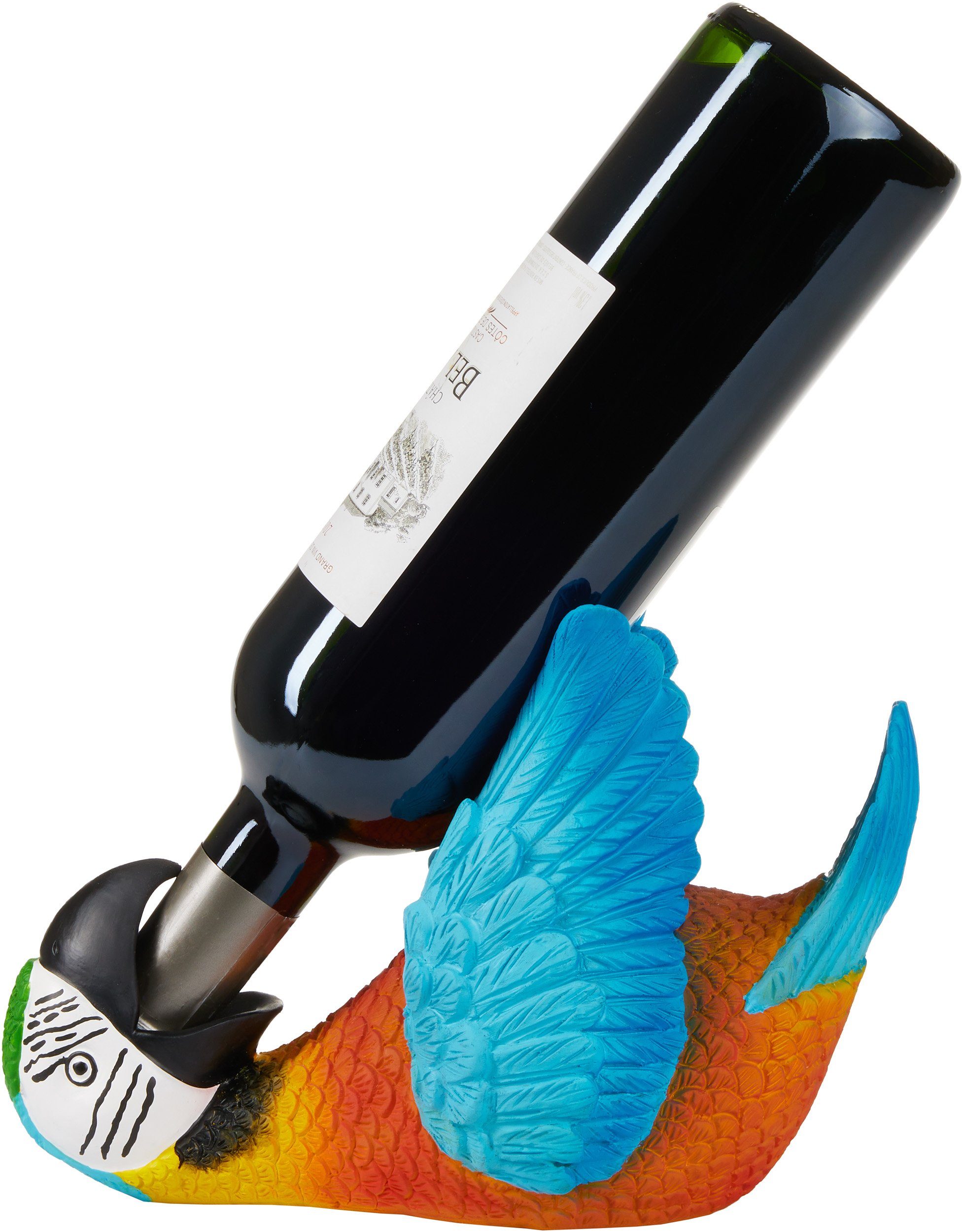 BRUBAKER Weinflaschenhalter Durstiger Papagei, (Vogel Deko günstig online kaufen