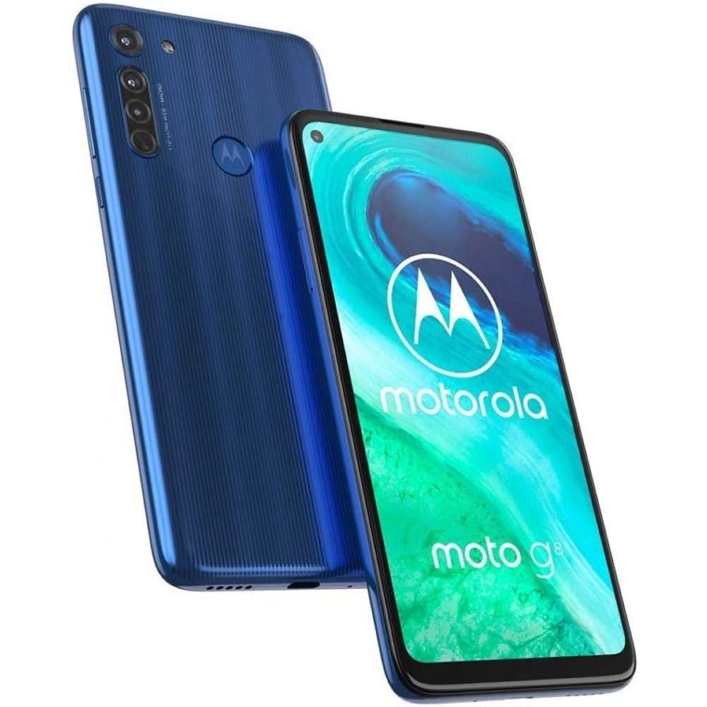 Motorola Moto G8 Smartphone 64GB 4GB RAM Android Handy LTE/4G 4000mAh  Smartphone (16,26 cm/6,4 Zoll, 64 GB Speicherplatz, 16 MP Kamera)