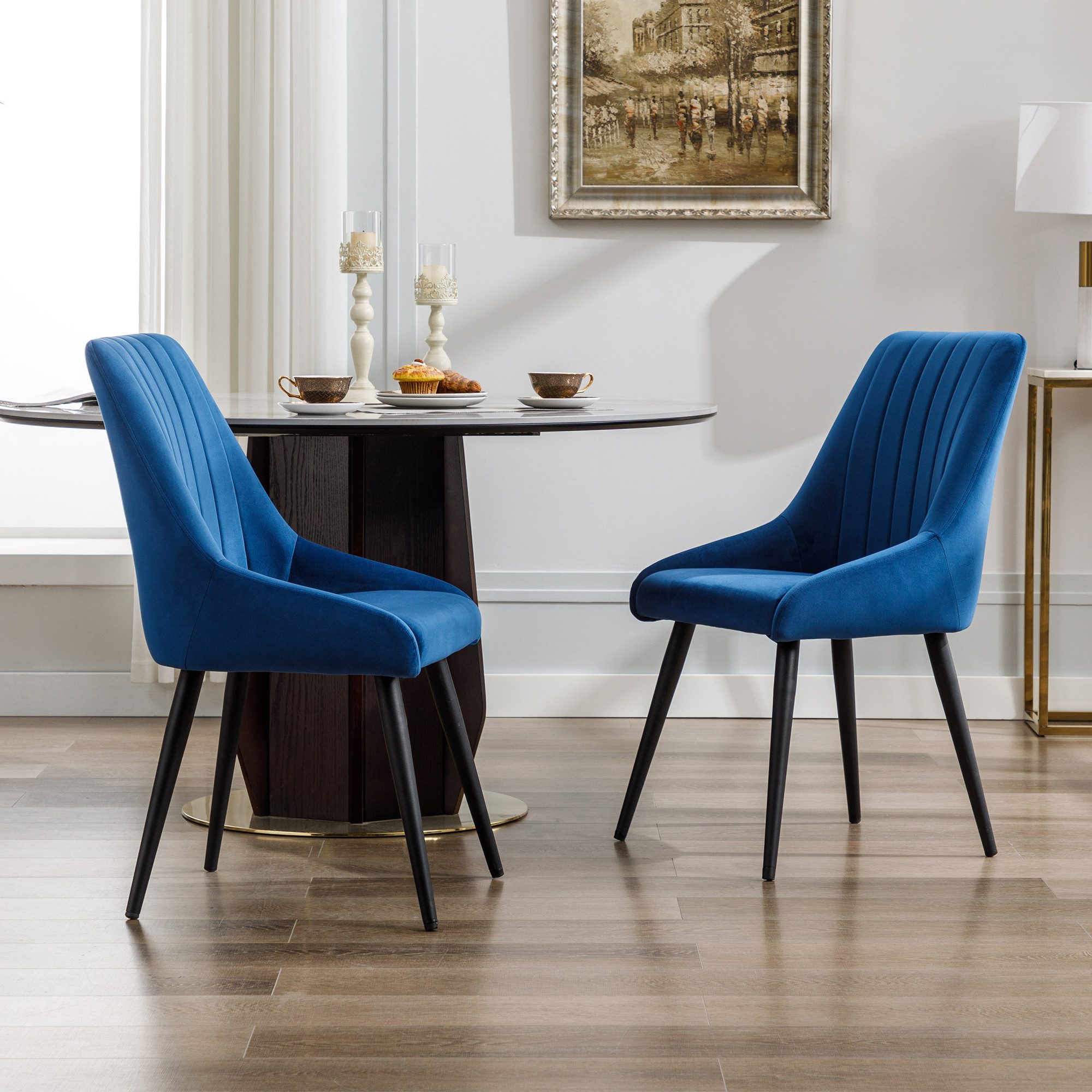 Duhome Esszimmerstuhl (8066C), 2er Set Esszimmerstuhl Polsterstuhl Stoff Sa günstig online kaufen