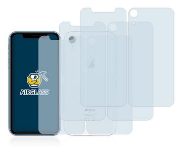 BROTECT flexible Panzerglasfolie für Apple iPhone XR (Display+Rückseite), Displayschutzglas, 3 Stück, Schutzglas Glasfolie klar