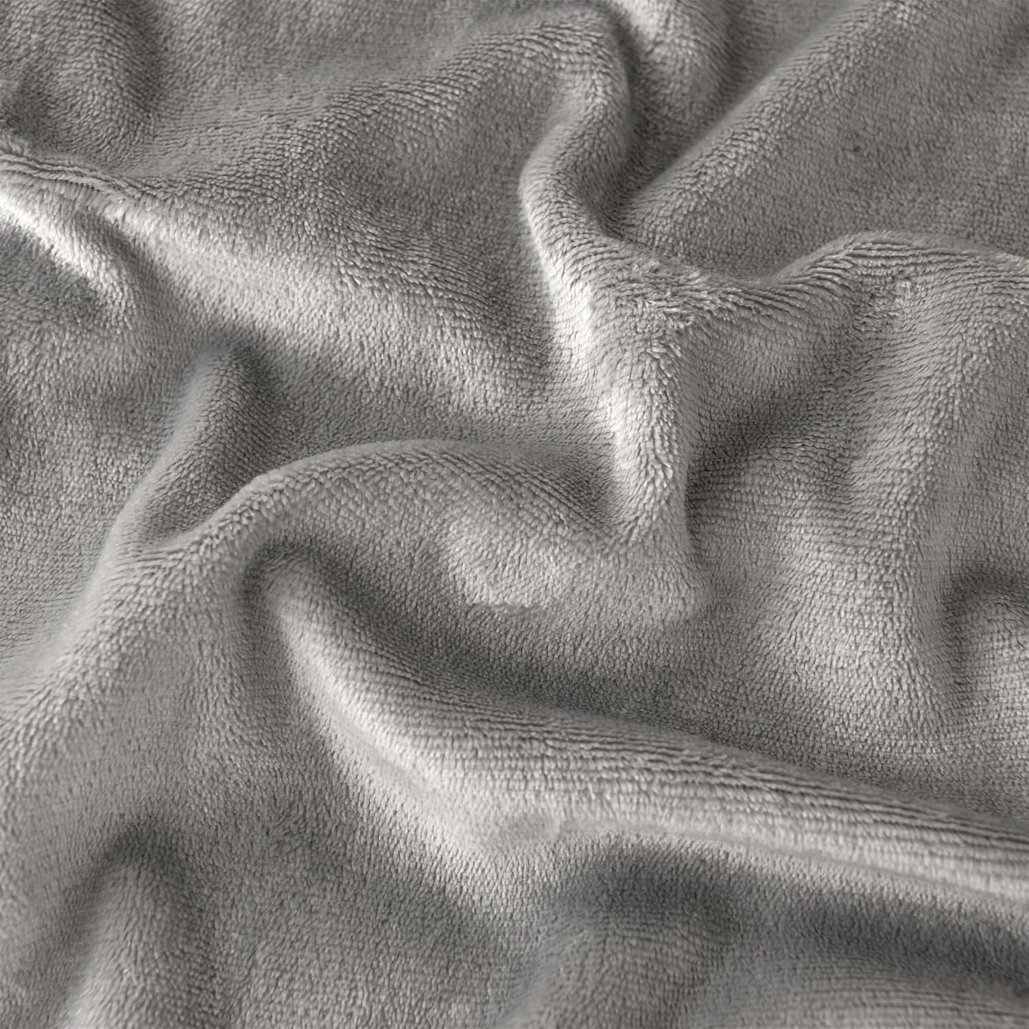 Wohndecke Kuschelige Wohndecke Fleecedecke mit Sherpa-Futter als Sofaüberwurf, Good Nite, Wendbar, hautfreundlich, leicht, reißfest und atmungsaktiv