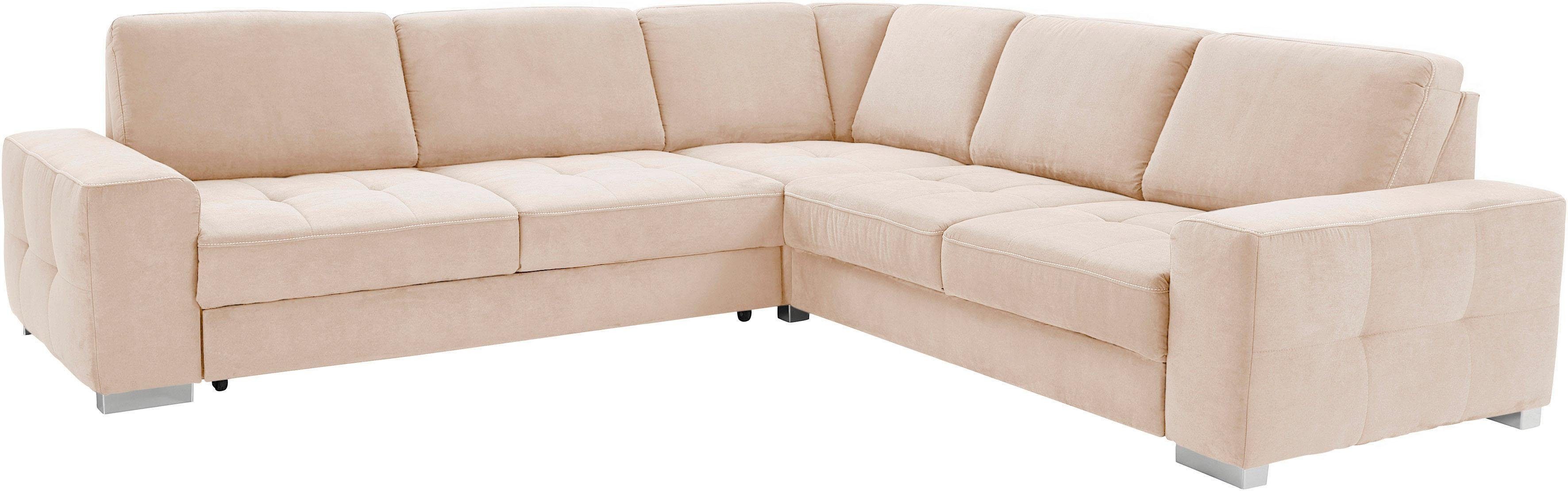 sit&more Ecksofa Santorini L-Form, mit Federkern günstig online kaufen