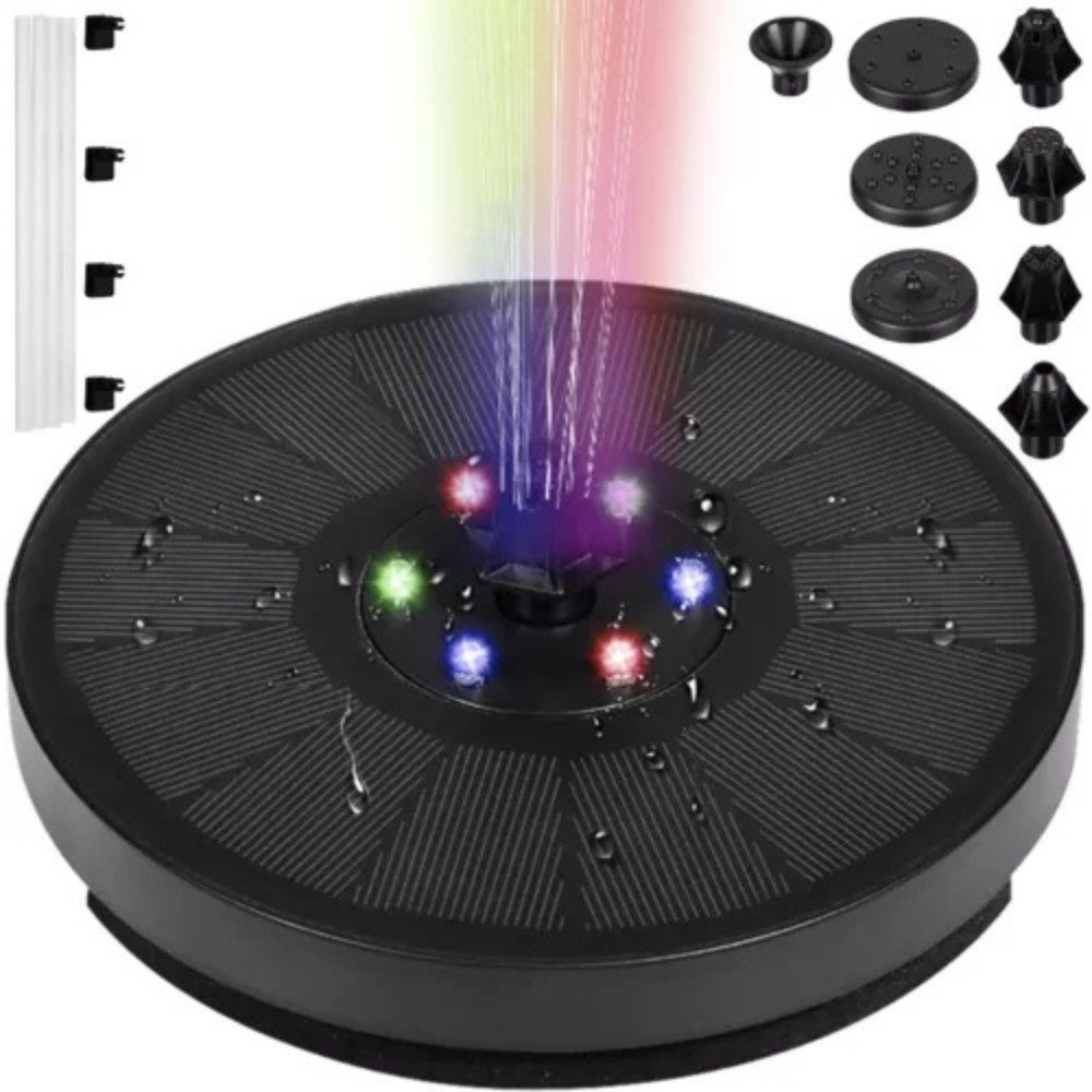 Gardlov Gartenbrunnen LED Solar Brunnen Garten, günstig online kaufen