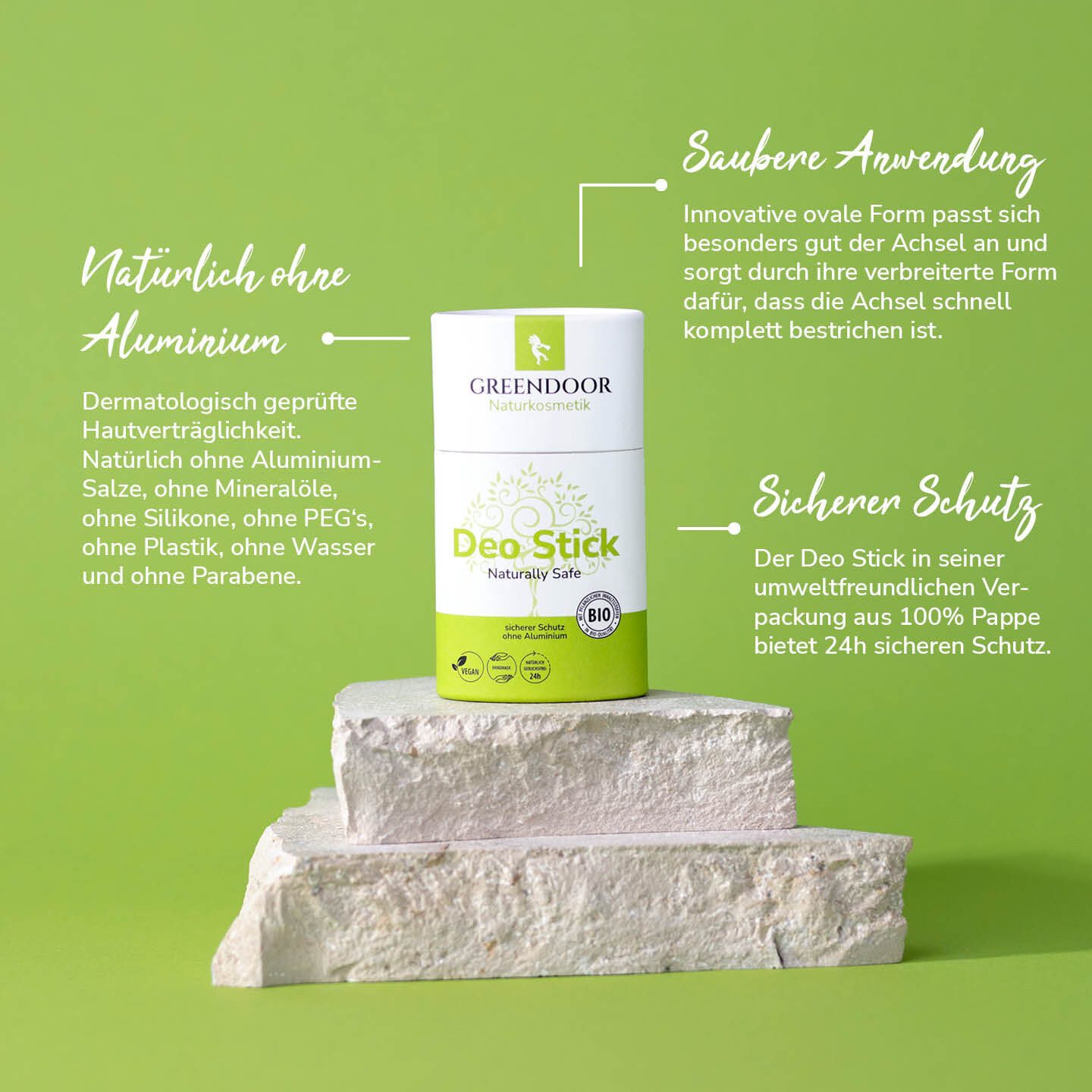 GREENDOOR Deo-Stift Deo Stick Naturally Safe