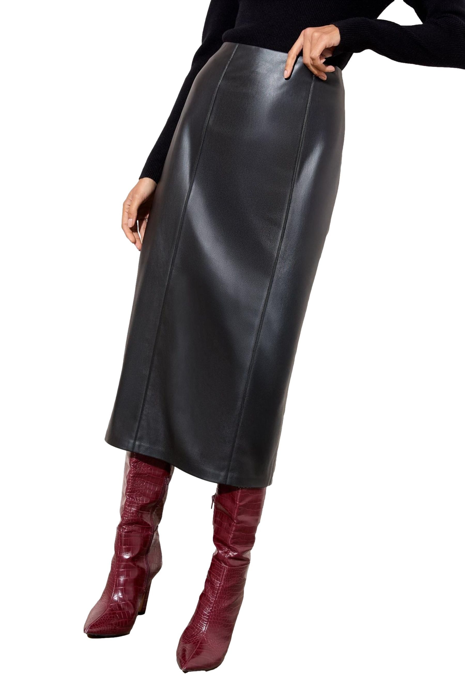 Friends Like These Lederrock Friends Like These Bleistiftrock aus Kunstlede günstig online kaufen