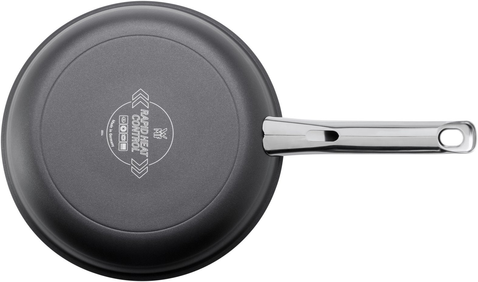 WMF Bratpfanne Steak Profi Stielpfanne, 24 cm, Mehrschichtmaterial (1x Bratpfanne beschichtet 24 cm (Höhe 5 cm) - optimal für Herdplatten mit Ø 18 cm, 1-tlg., 1x Bratpfanne beschichtet 24 cm (Höhe 5 cm), Steak Profi