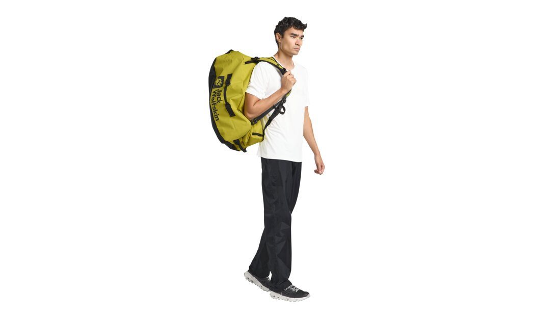Jack Wolfskin Regenhose RAINY DAY PANTS mit Packsack, aus Ripstop-Material