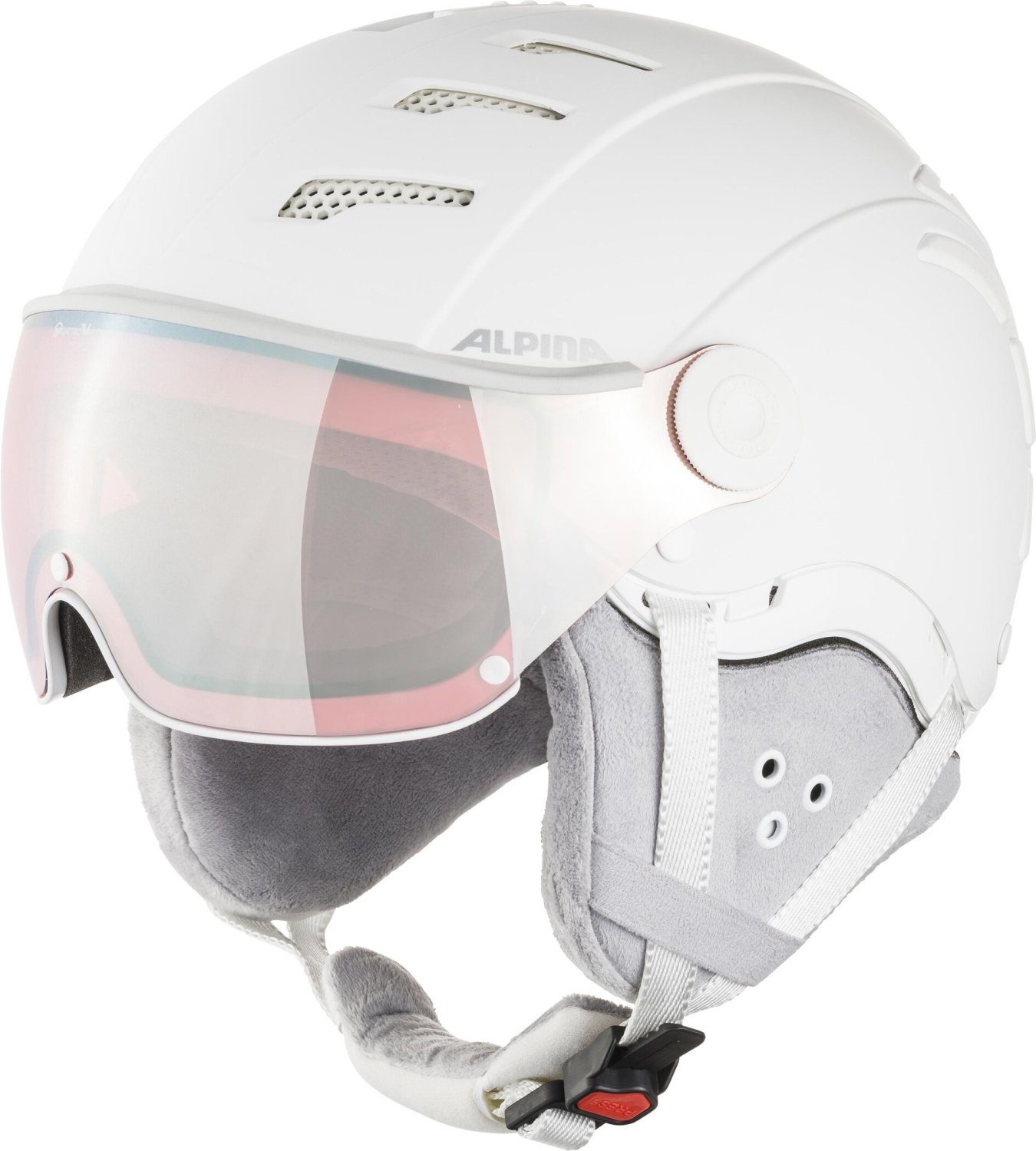 Alpina Sports Skihelm JUMP 2.0 QV WHITE-GREY MATT