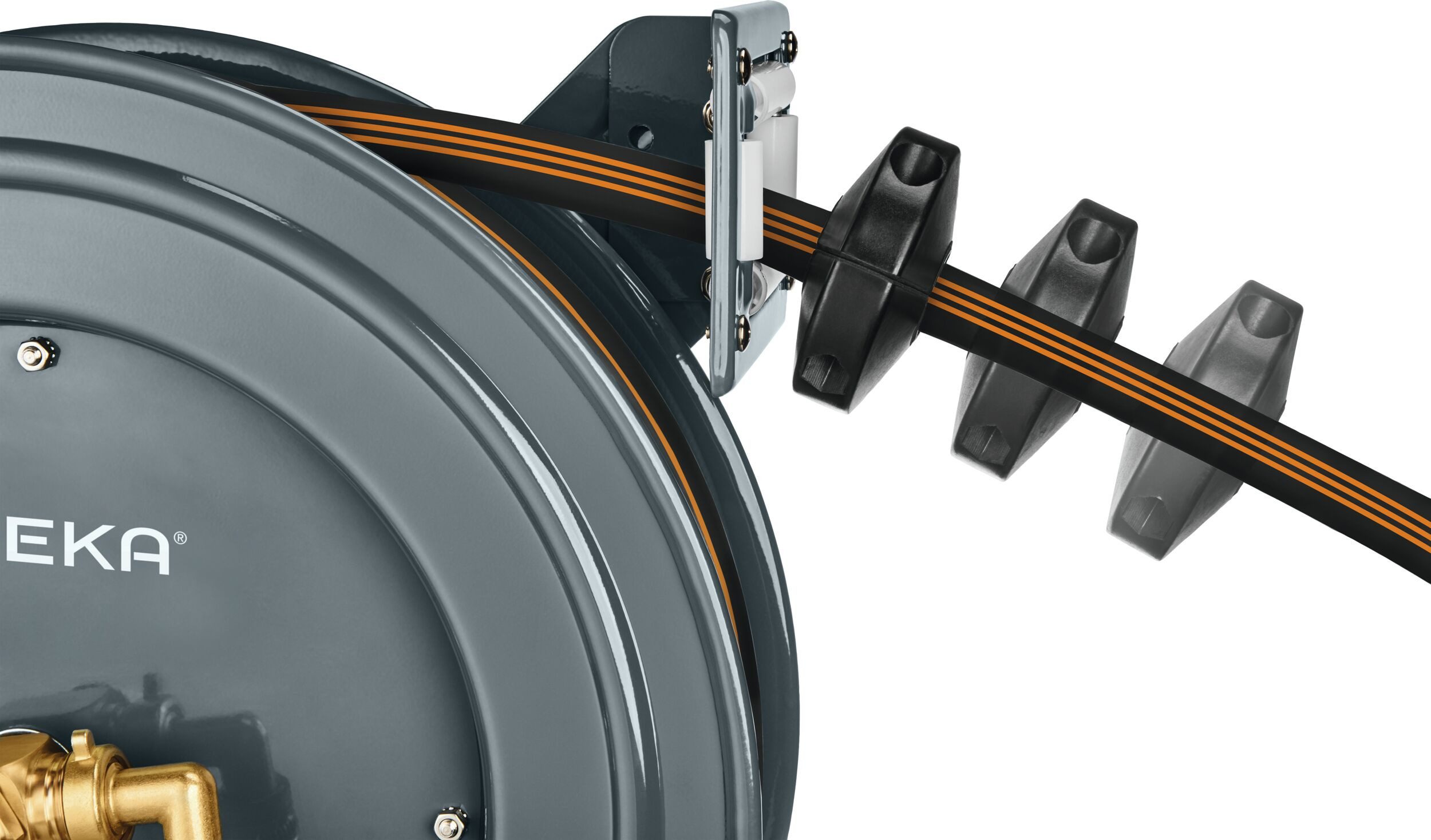 GEKA Schlauchaufroller, Plus Schlauchaufroller, PA20GSK, inkl 15m-EPDM-Schlauch EURO TRIX 3/4"
