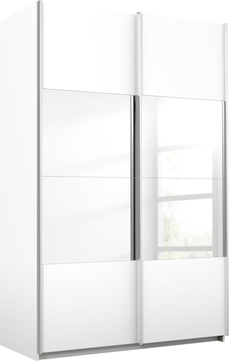 rauch Schwebetürenschrank Quadra mit Spiegelelementen