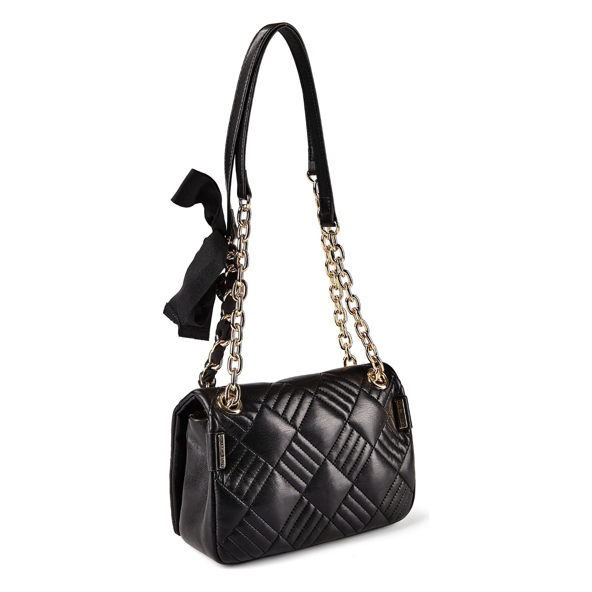 LOVE MOSCHINO Schultertasche Frog Bag, Polyurethan