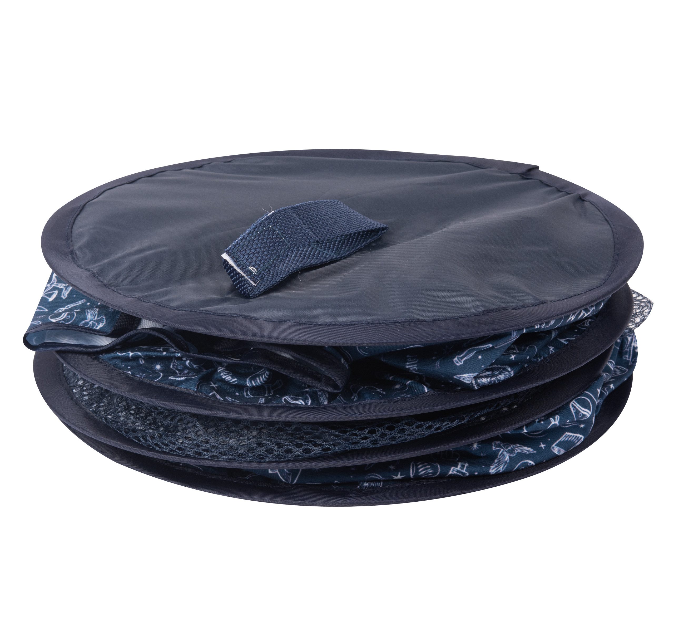 United Labels® Aufbewahrungsbox Harry Potter - zum hängen, mit 3 Fächern, blau, 27,5 x 75 cm