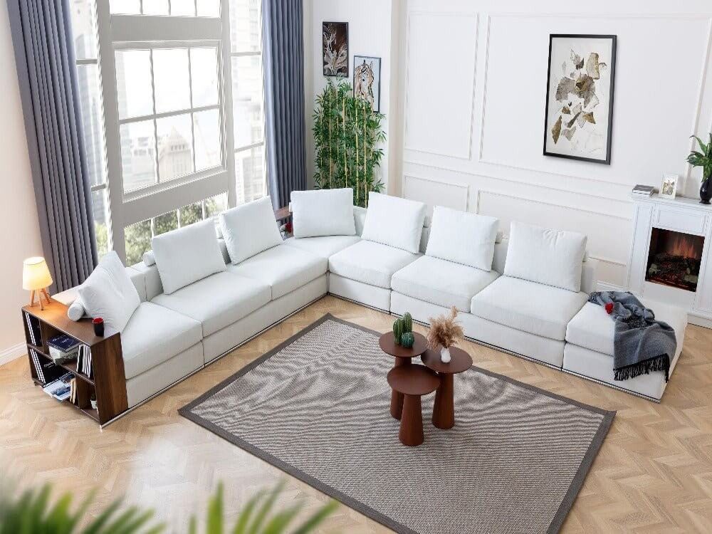 Nobelaa Ecksofa Ecksofa "Laurel" + Konsolenschrank