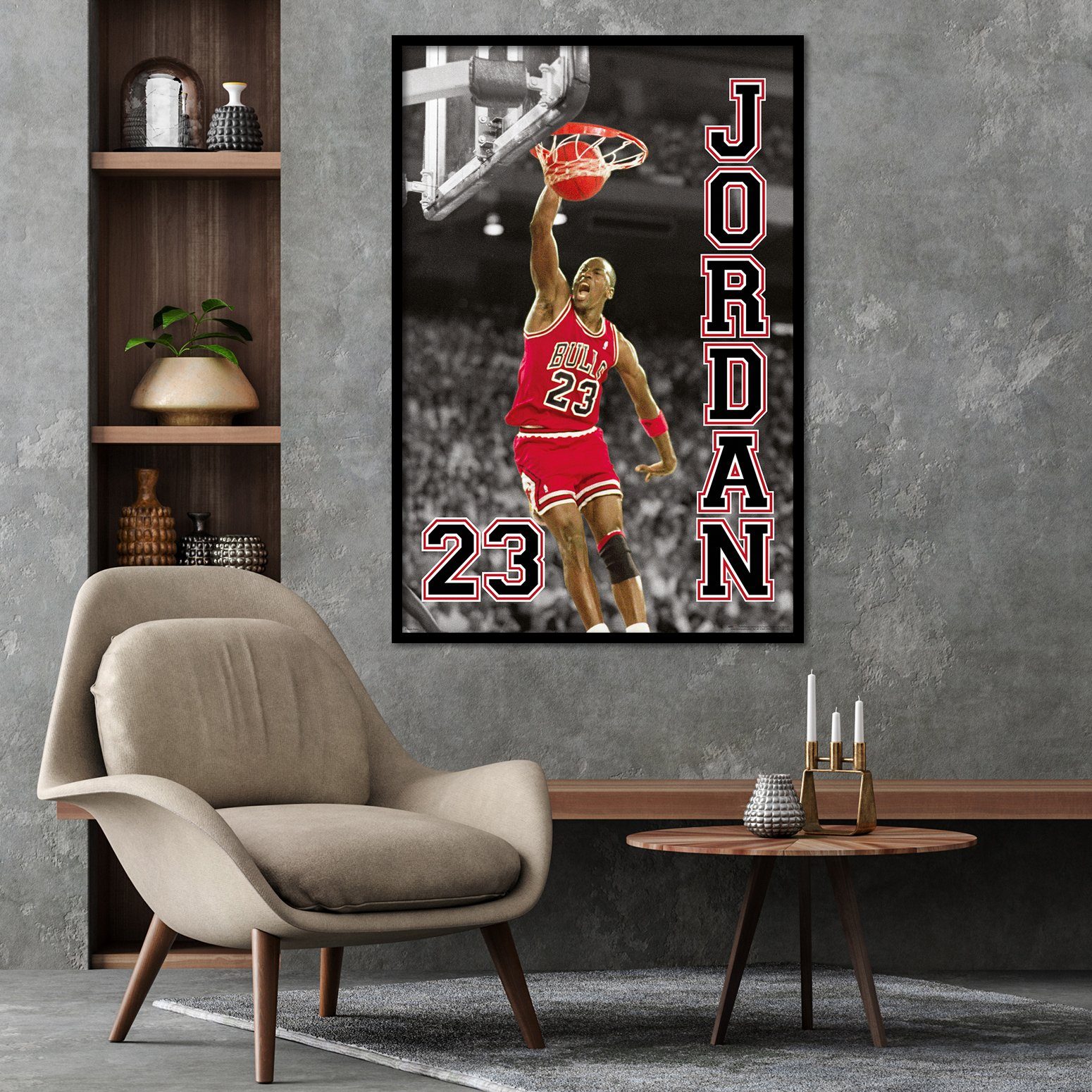 Close Up Poster Michael Jordan Poster 23 61 x 91,5 cm günstig online kaufen