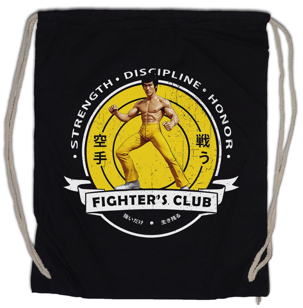 Urban Backwoods Turnbeutel Fighter's Club Lee II Turnbeutel Vintage Bruce Karate Kung Fu Martial (1-tlg), Arts Todeskralle Film Movie