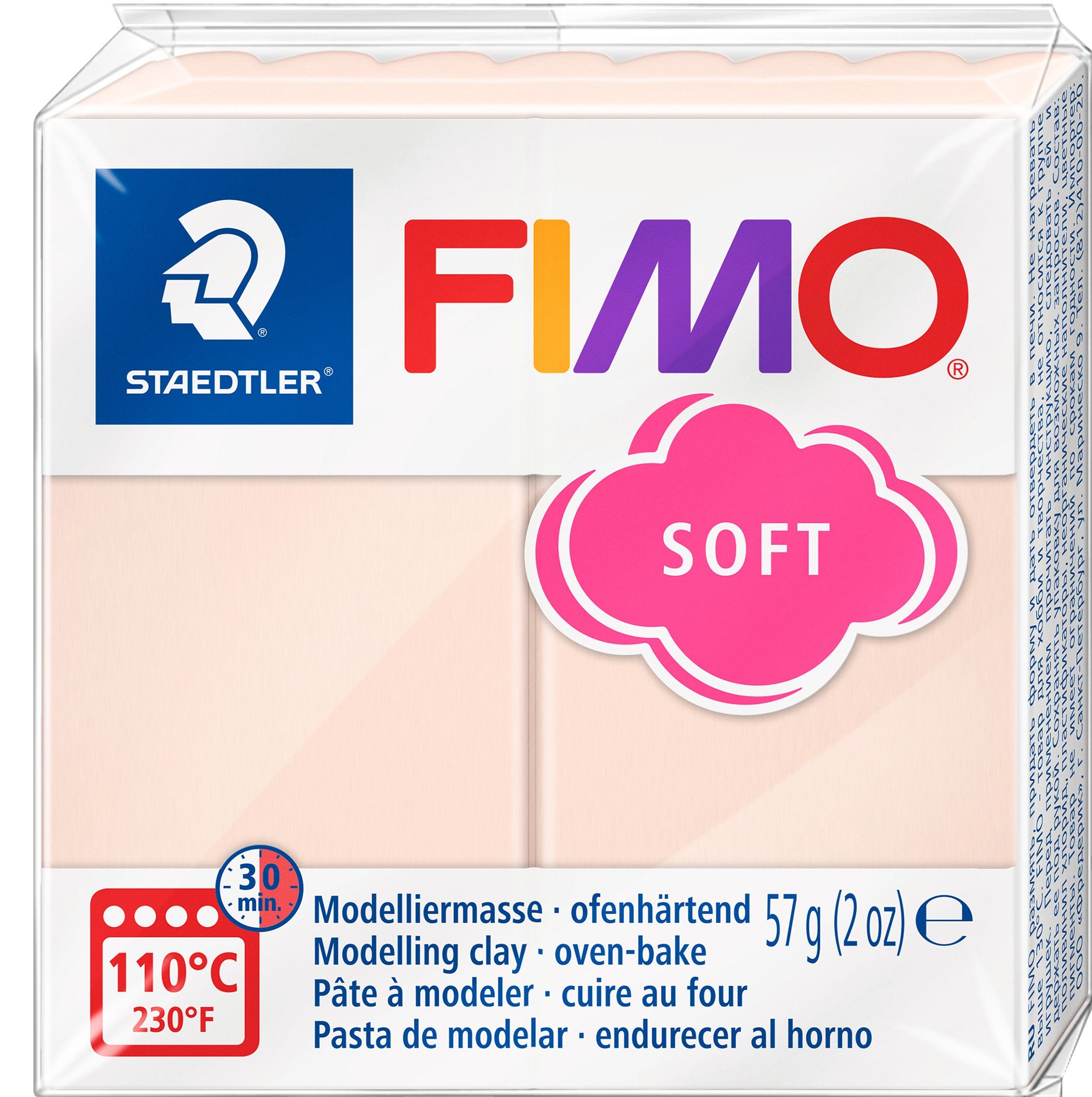 FIMO Modelliermasse soft Basisfarben, 57 g Puder | Malerfolien