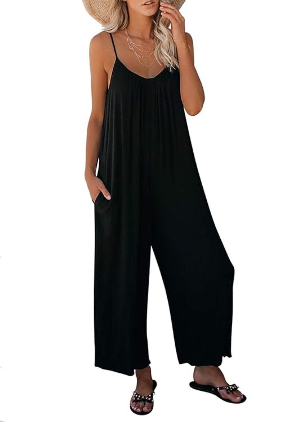 Damen Leichter Sommer Jumpsuit Fashion Halbarm Overall Hosenanzug