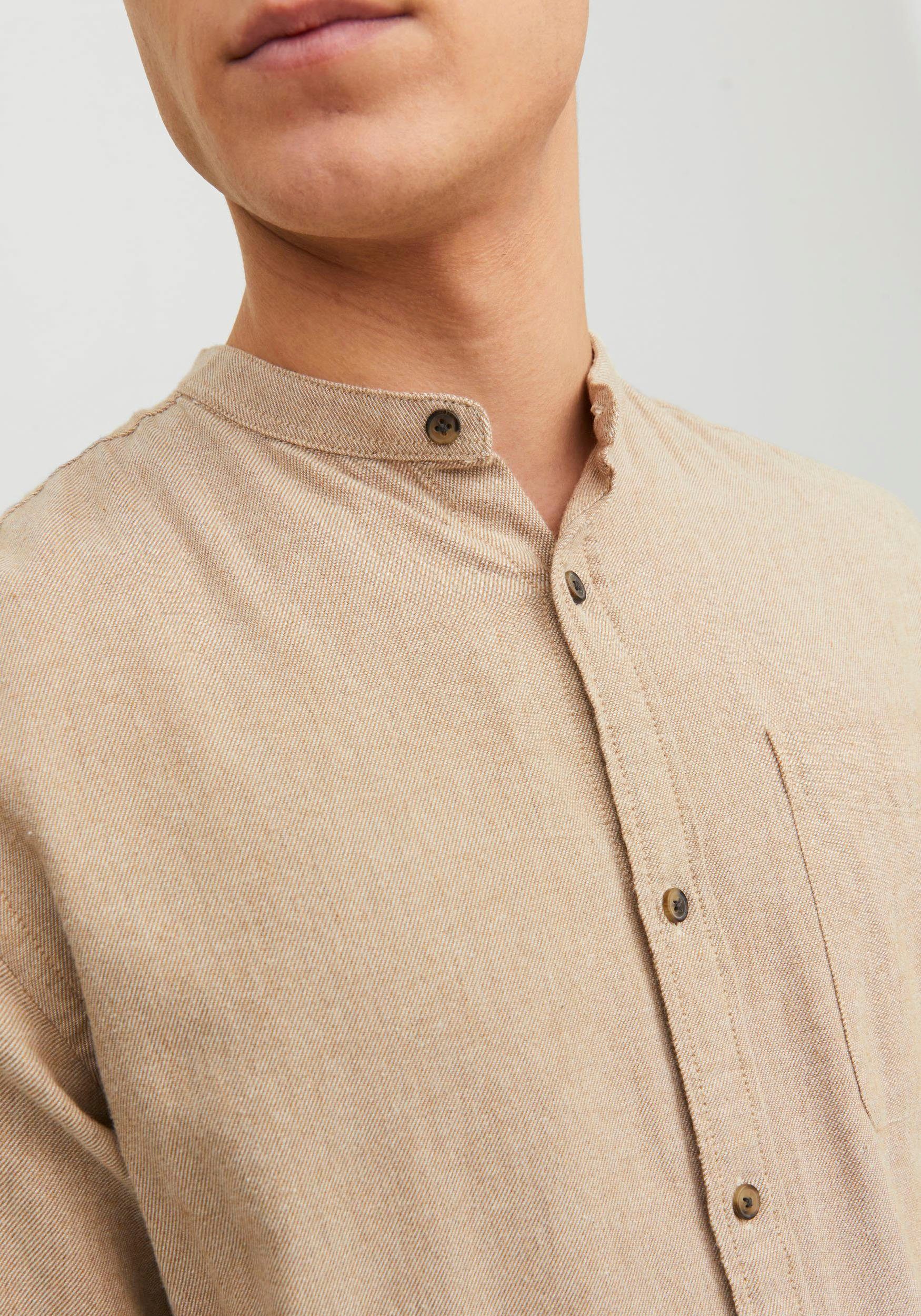Jack & Jones Langarmhemd JJEBAND MELANGE günstig online kaufen