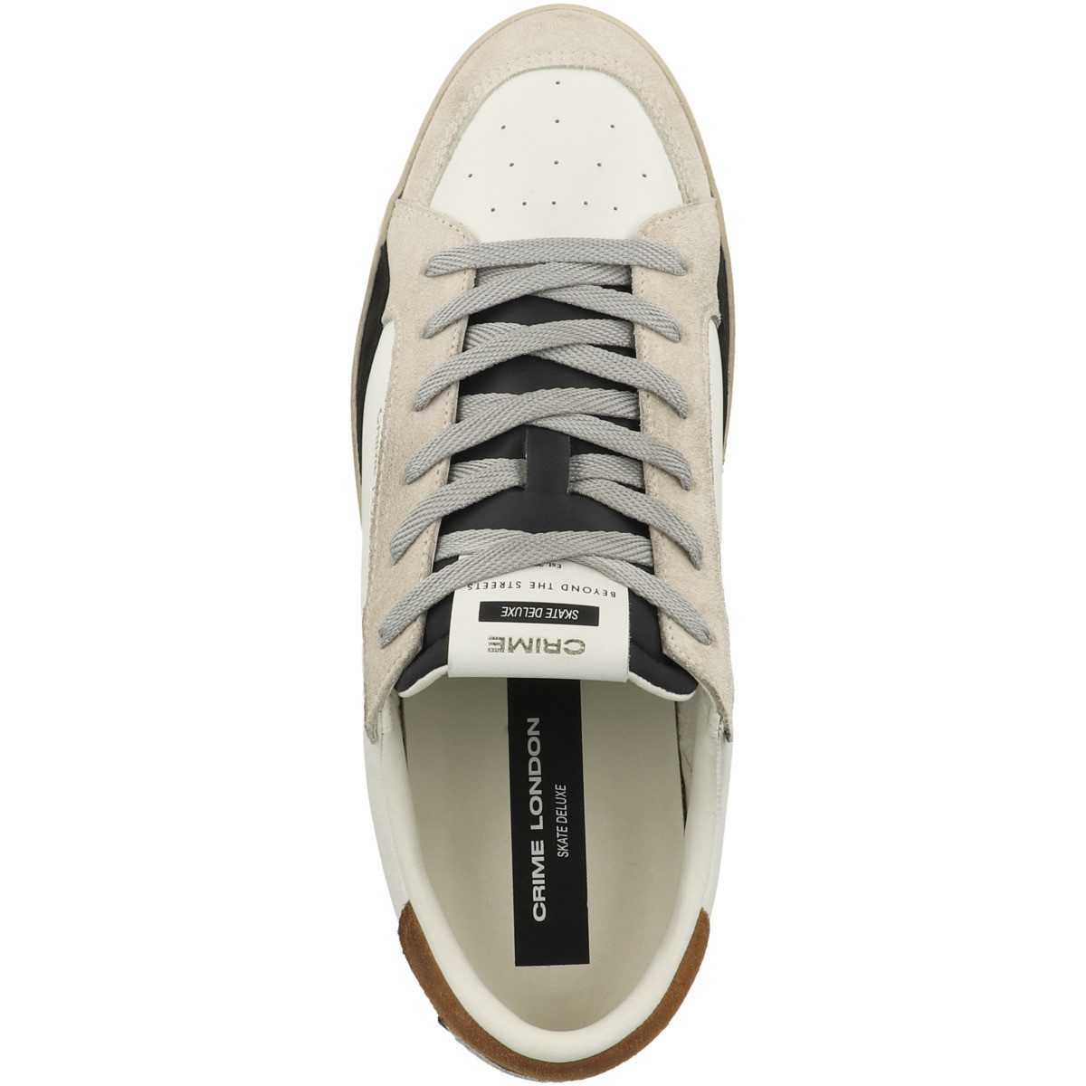 CRIME LONDON SK8 DELUXE Herren Sneaker Turnschuhe, Sportschuhe, Freizeitschuhe, Halbschuhe, Schnürschuhe