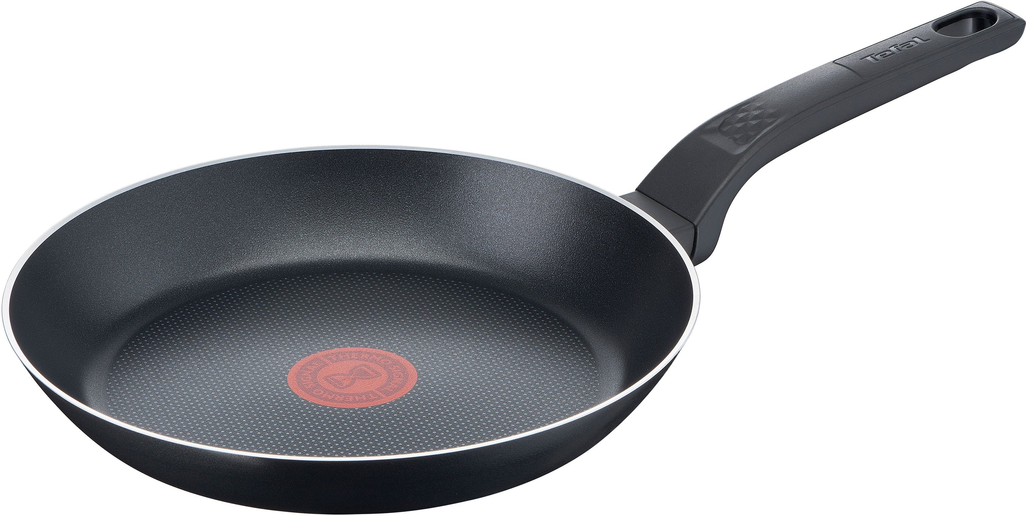 Tefal Bratpfanne Easy Cook & Clean mit Antihaftbeschichtung, nicht induktionsgeeignet, Aluminium (1-tlg), Thermo-Signal bei idealer Brattemperatur, Made in France