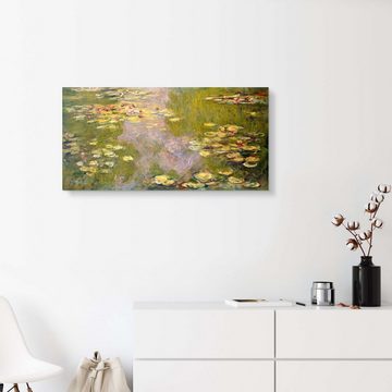 Posterlounge XXL-Wandbild Claude Monet, Der Seerosenteich (linke Tafel), Wohnzimmer Malerei